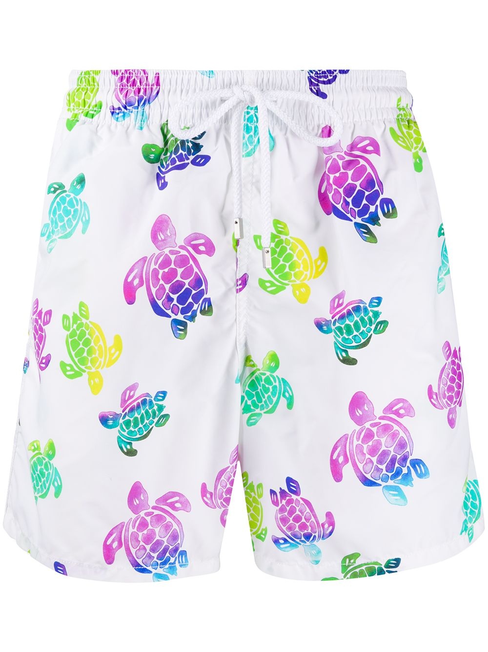 Ronde Des Tortues-print swim shorts - 1