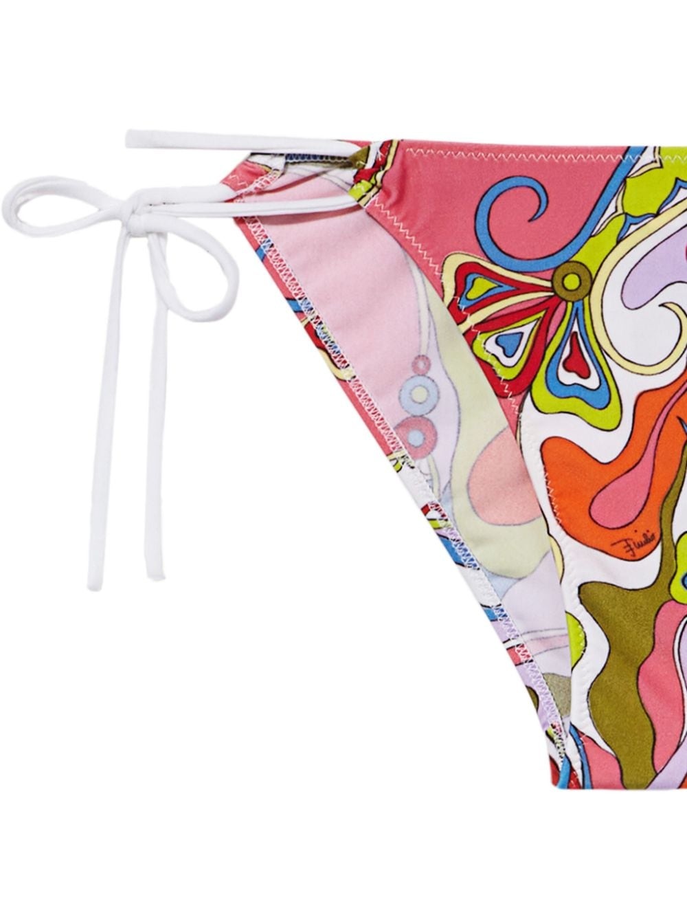 Orchidee-Print bikini bottoms - 2
