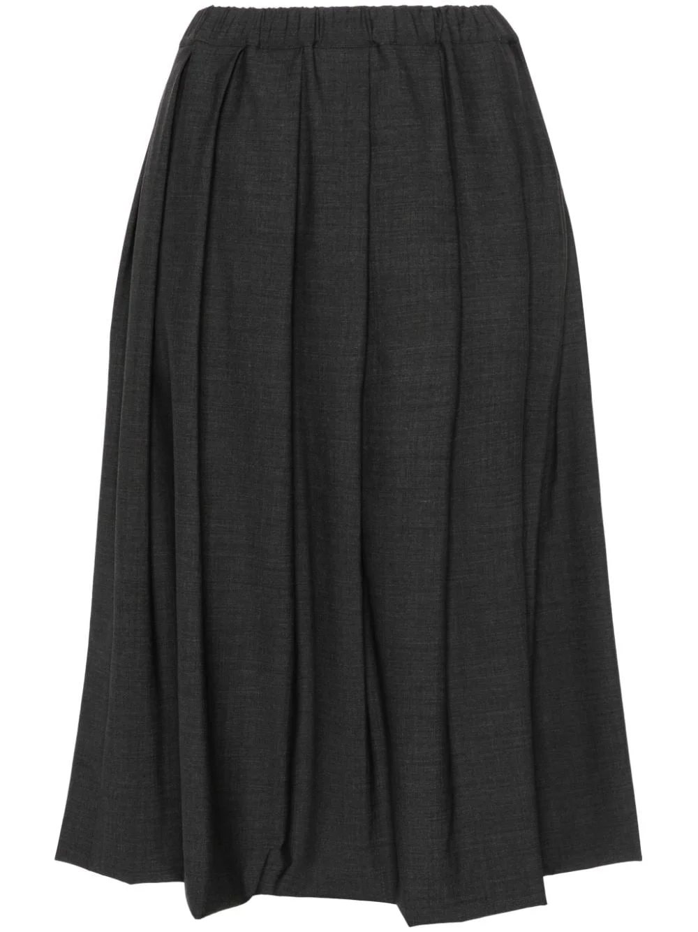 pleated midi skirt - 1