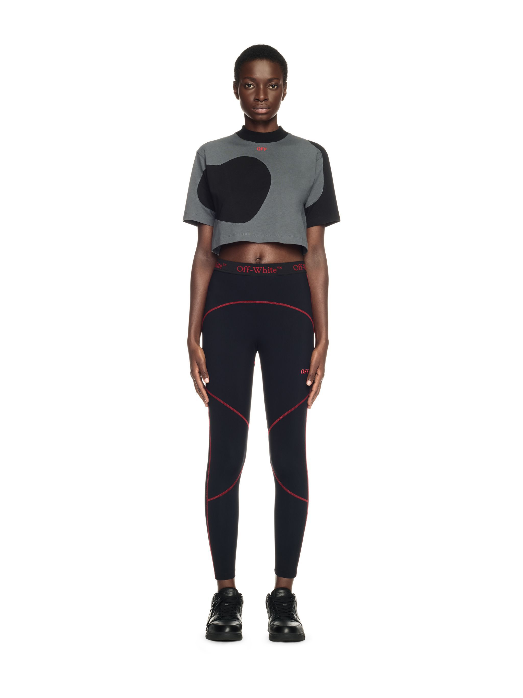 Black Cropped Golf T-shirt - 2