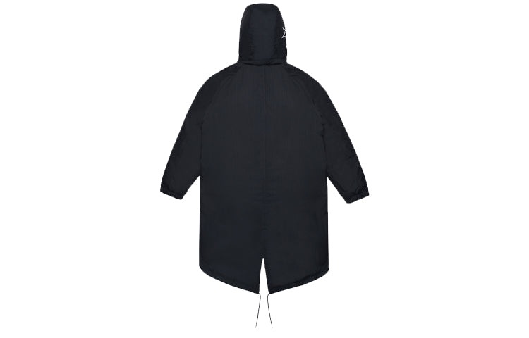 Converse Down Long Trench Coat 'Black' 10019985-A01 - 2