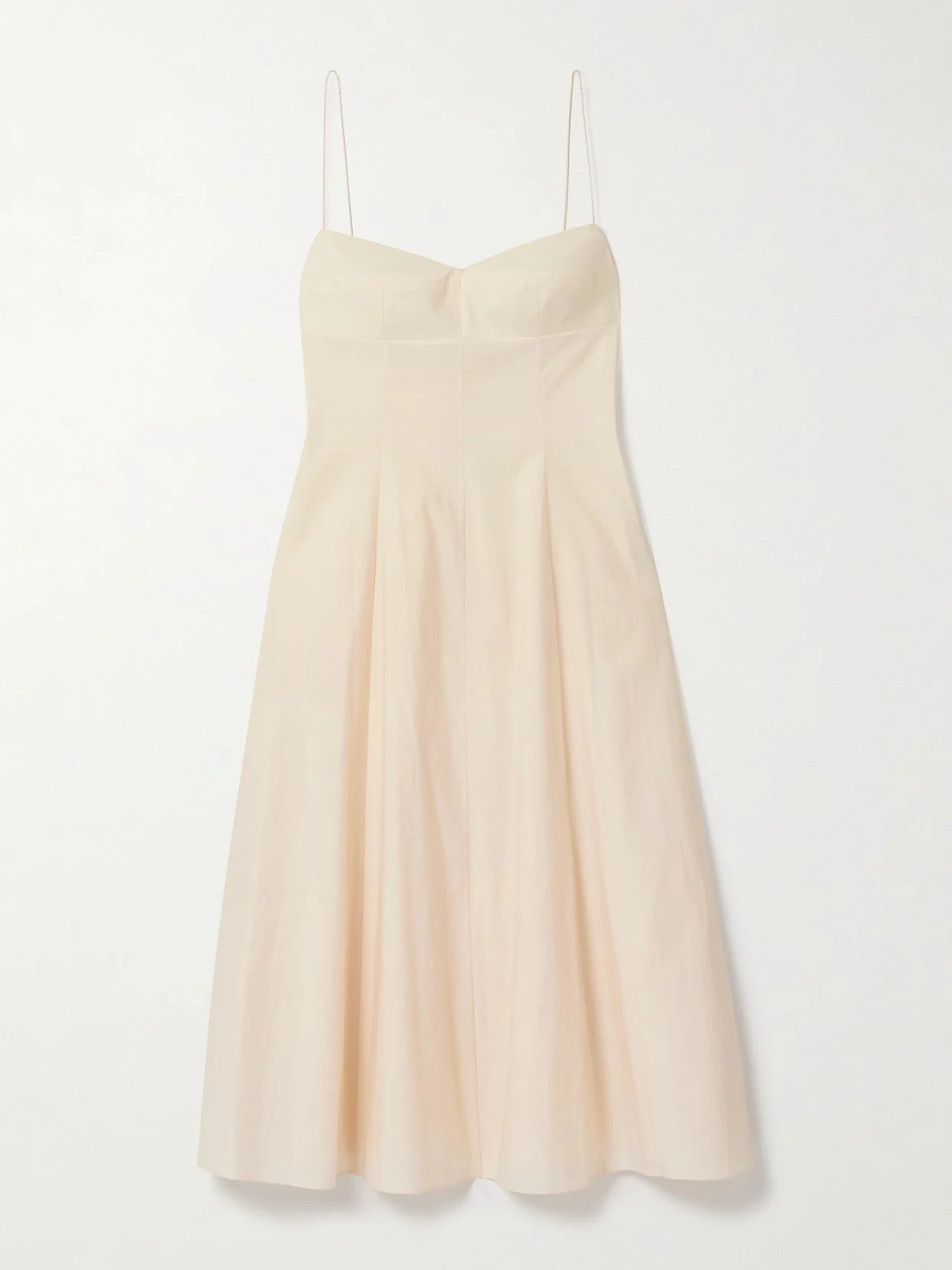 Isabella Cotton-canvas Midi Dress - 1