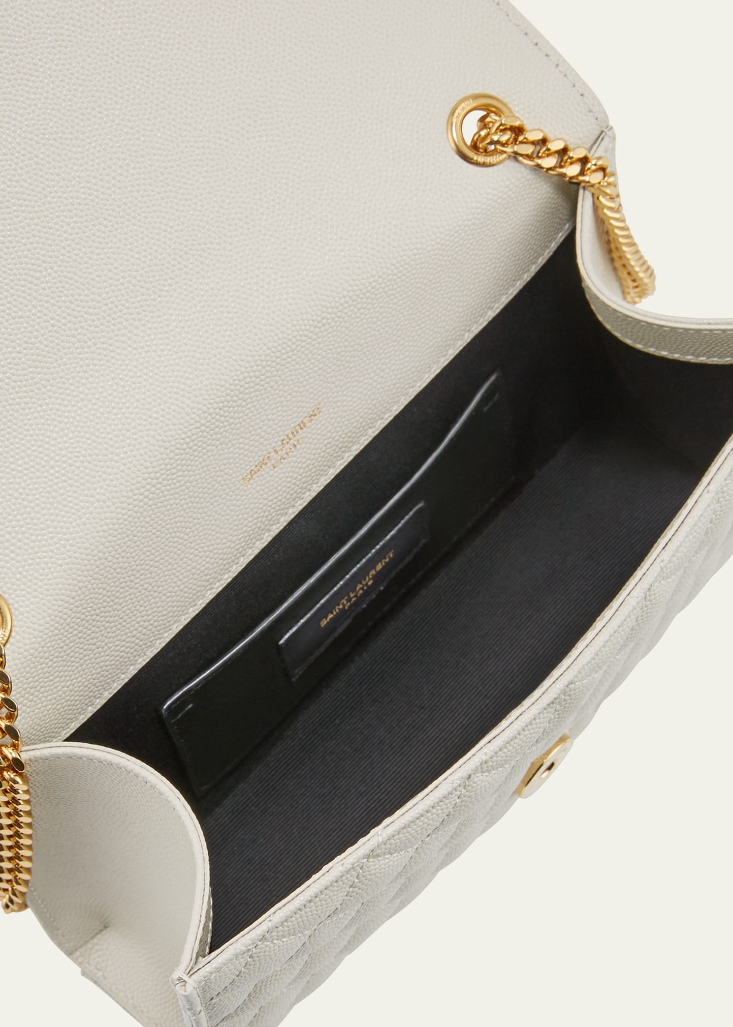 Small YSL Monogram Leather Satchel Bag - 4