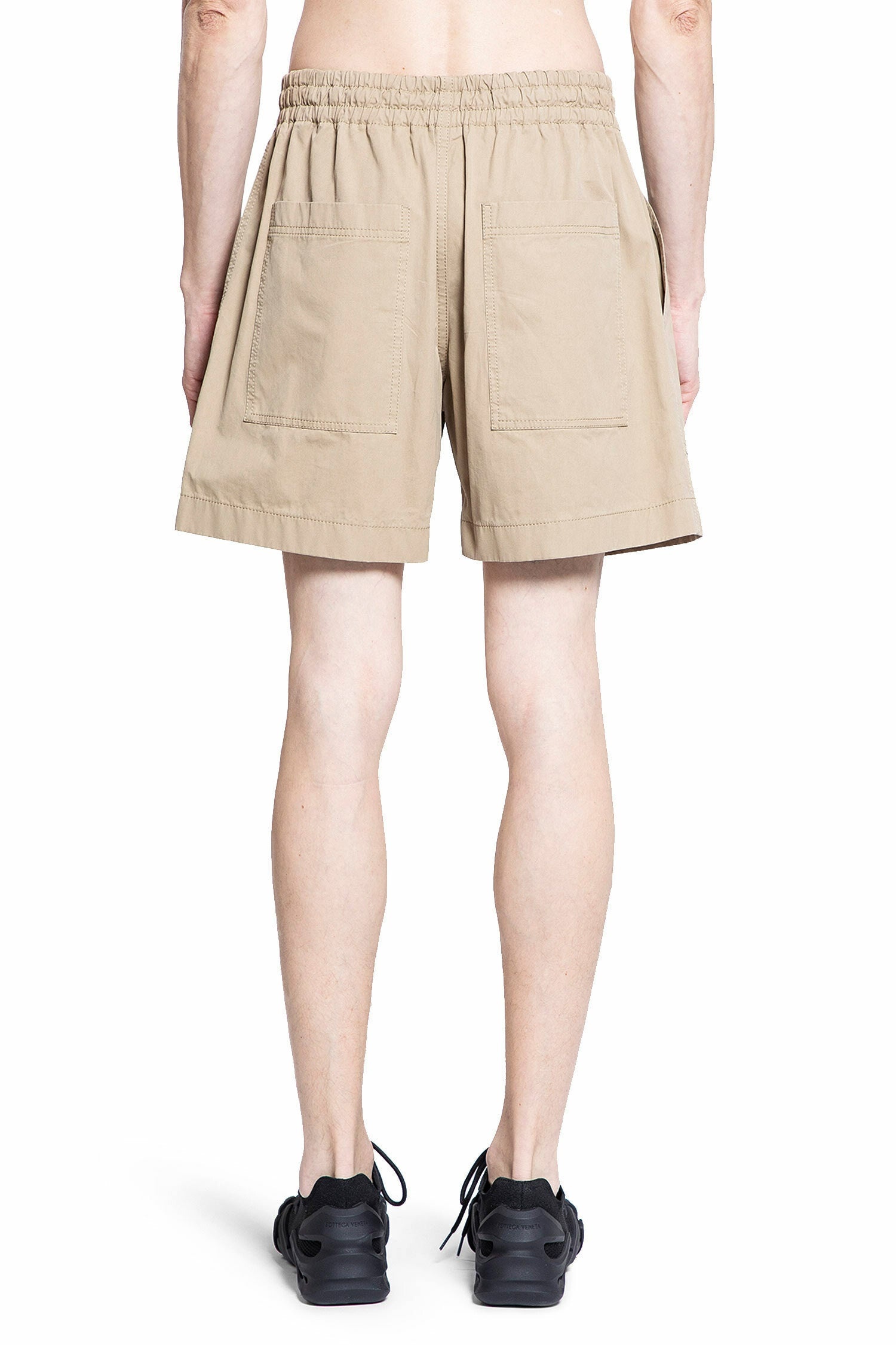 BOTTEGA VENETA MAN BEIGE SHORTS - 4