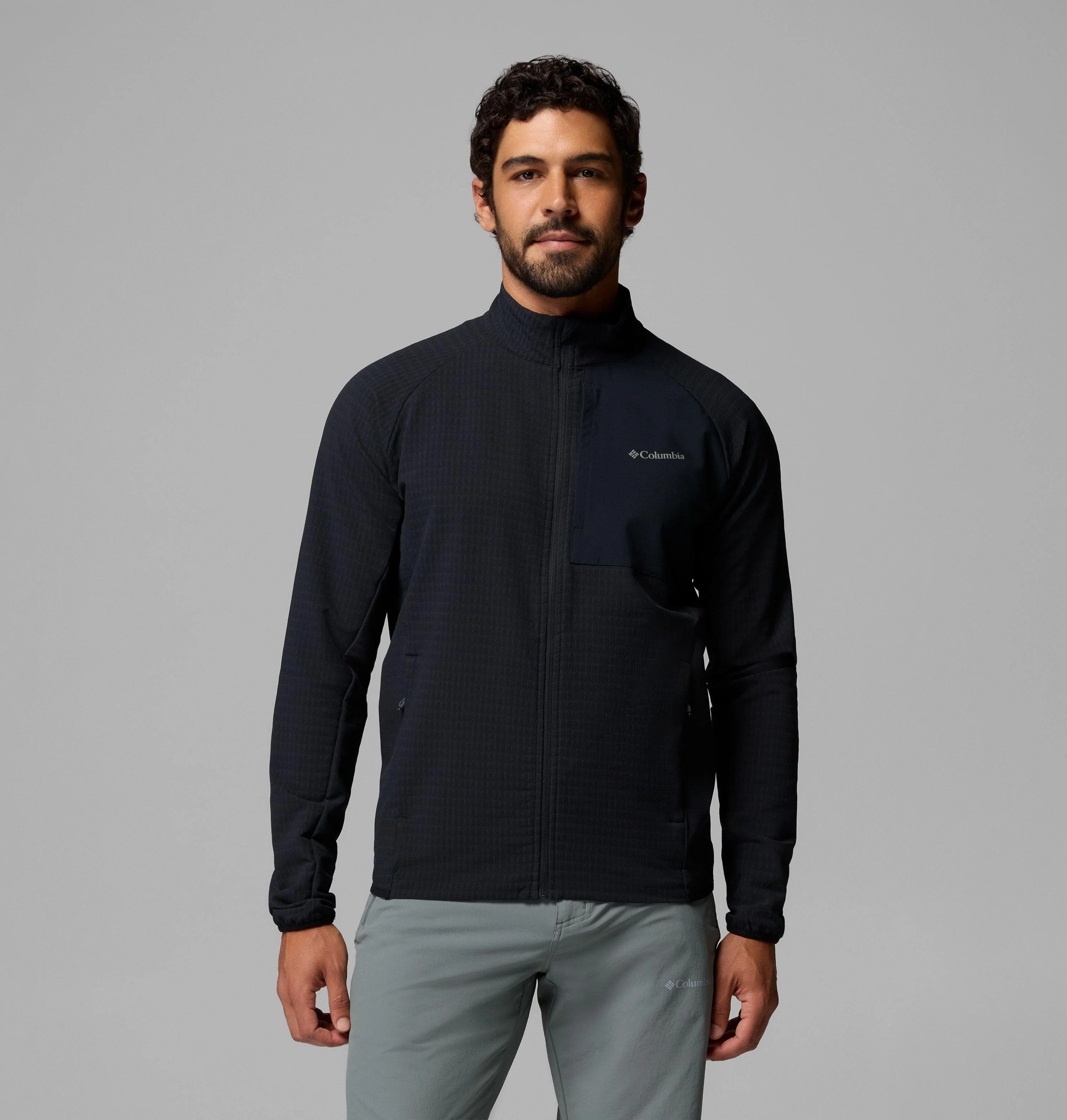 Men's Superior Summit Grid Full Zip Fleece - 1
