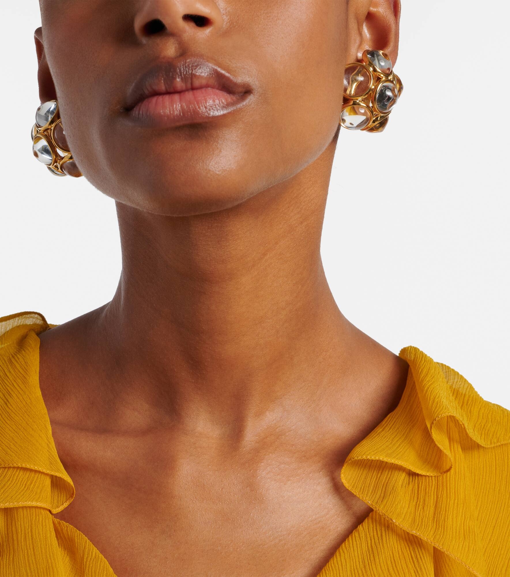 Flower earrings - 6