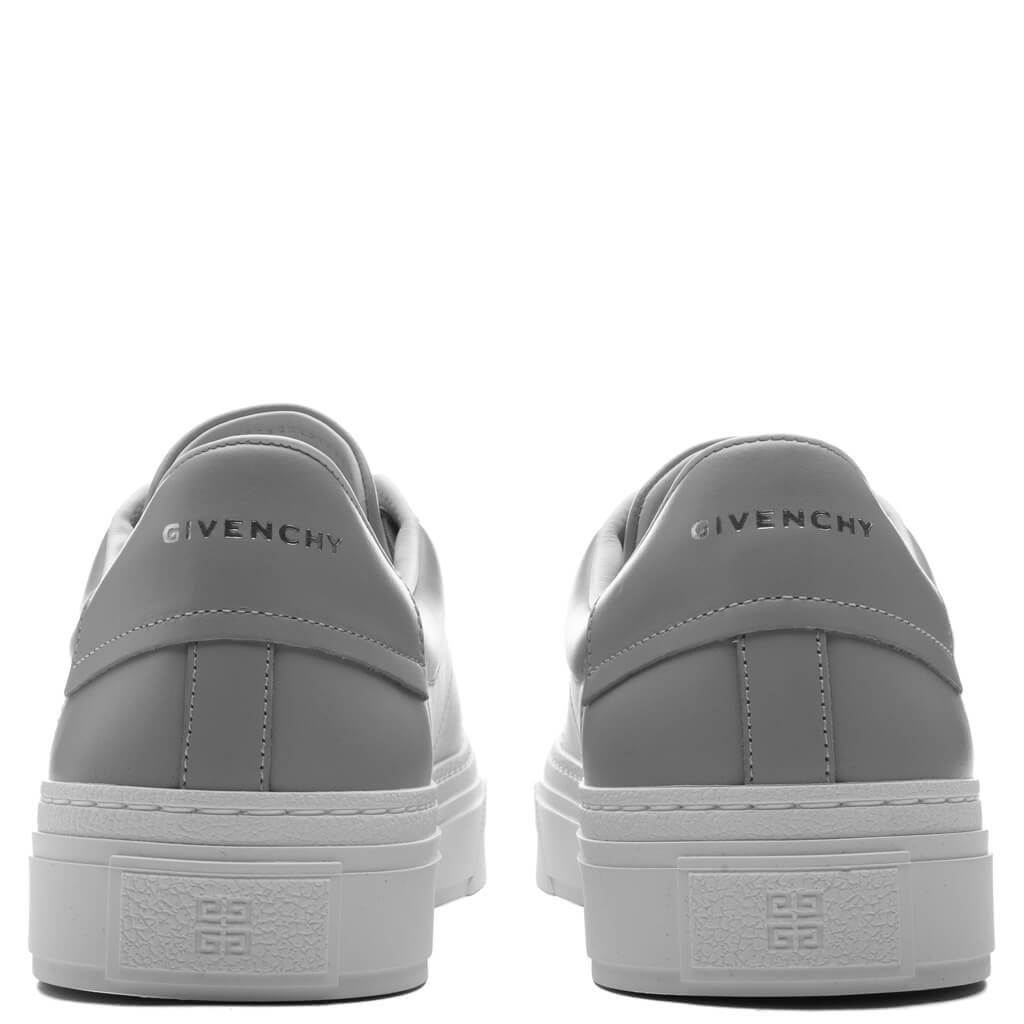 CITY SPORT SNEAKERS IN LEATHER  - LIGHT GREY - 4