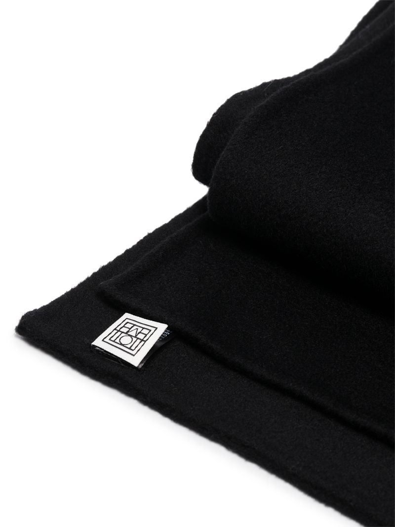 rectangle-shape wool scarf - 3