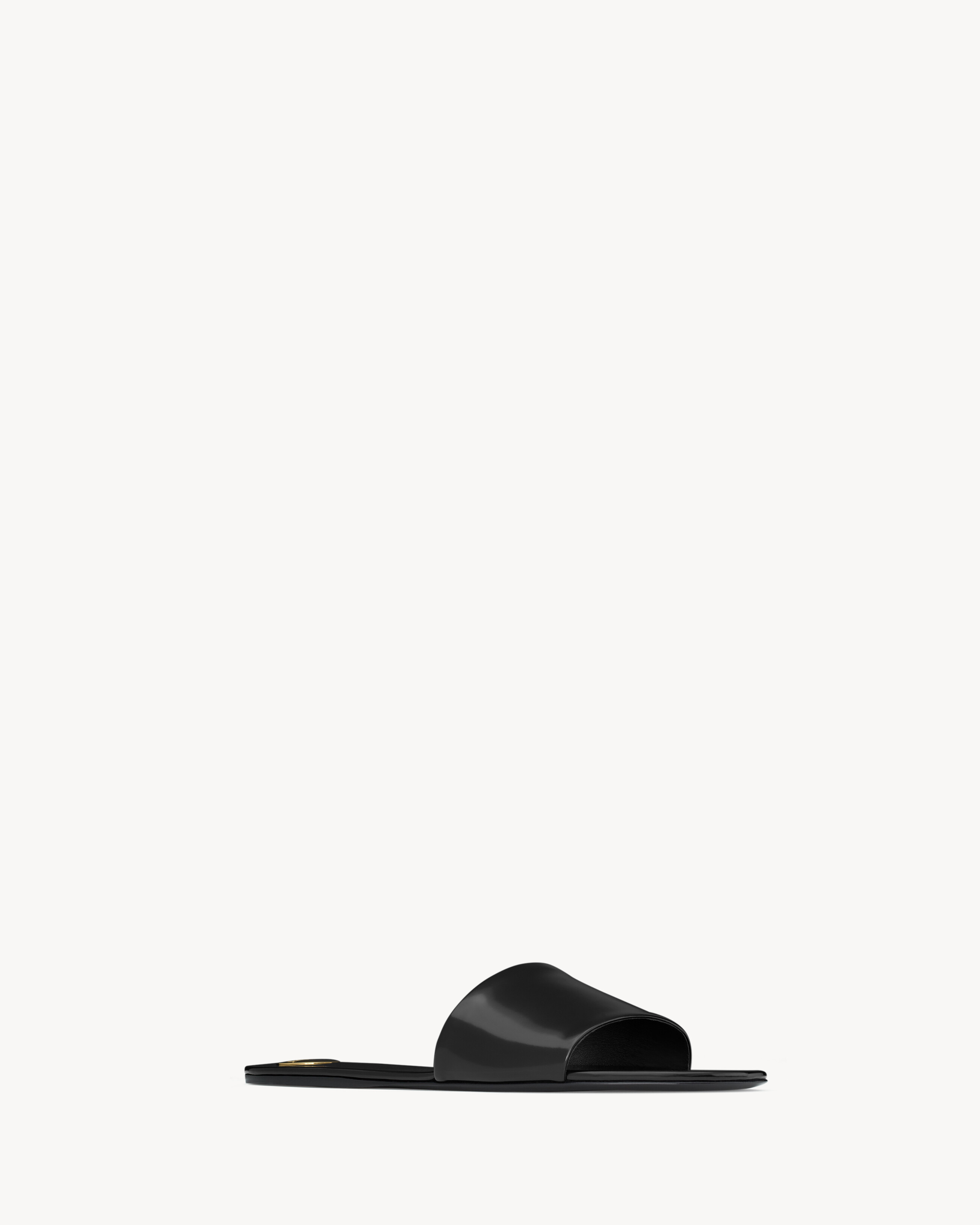 carlyle slides in glazed leather - 3