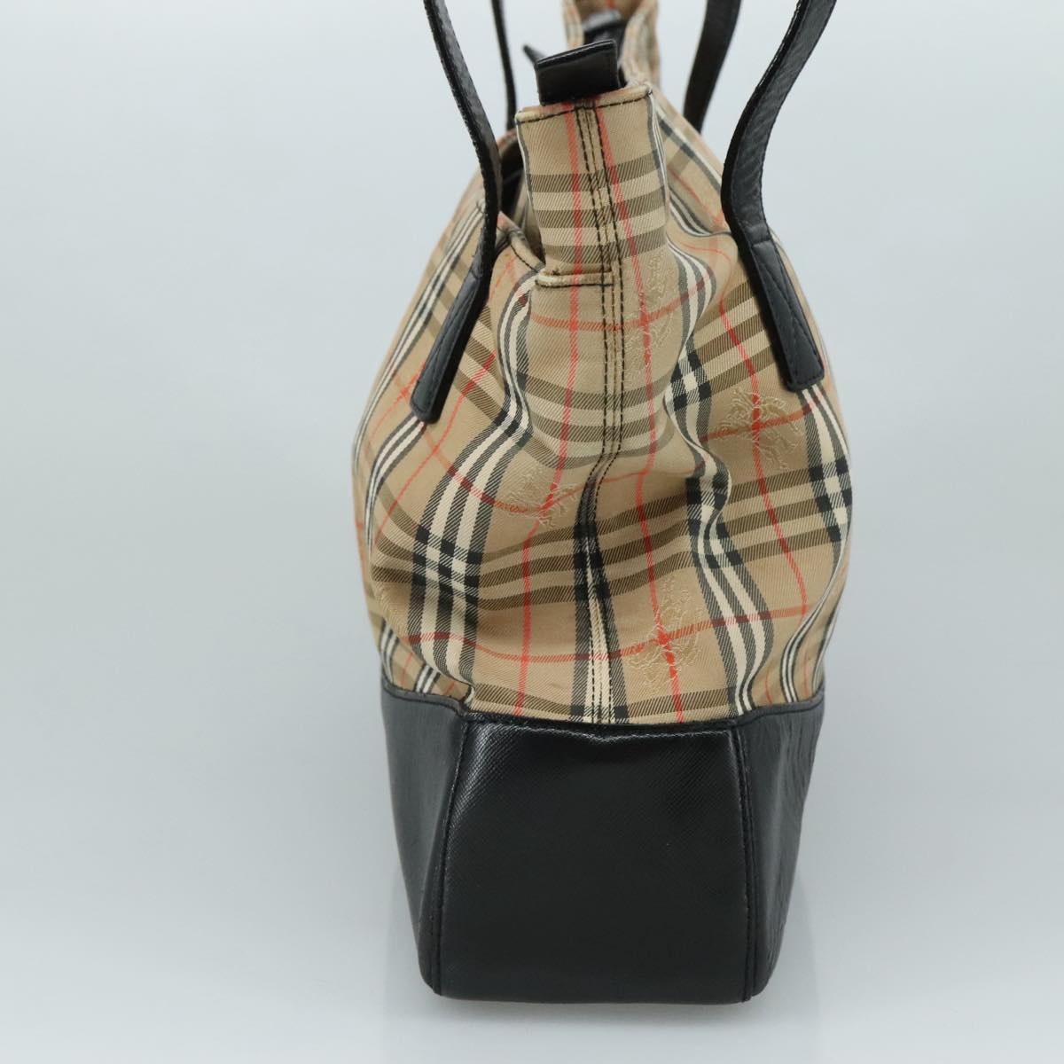 Burberry Nova Check Tote Bag Canvas Beige - 4