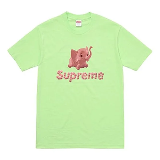 Supreme SS17 Elephant Light Green Tee SUP-SS17-323 - 1