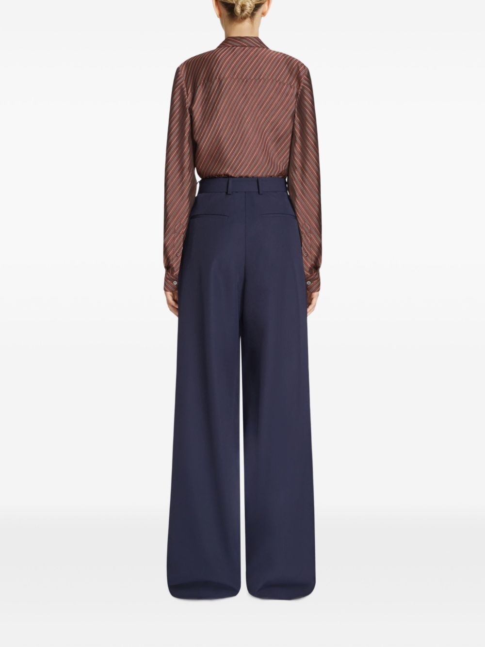 pleat-detailing trousers - 4