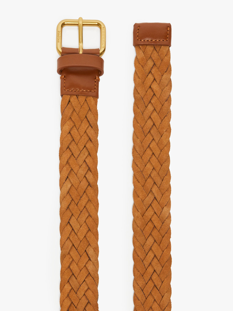 WEEKEND Max Mara SIBARI Woven suede belt outlook