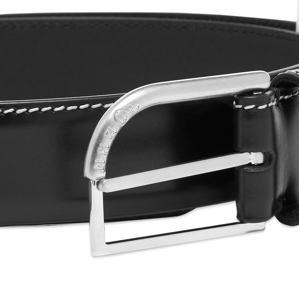 Maison Margiela Logo Buckle Leather Belt - 3