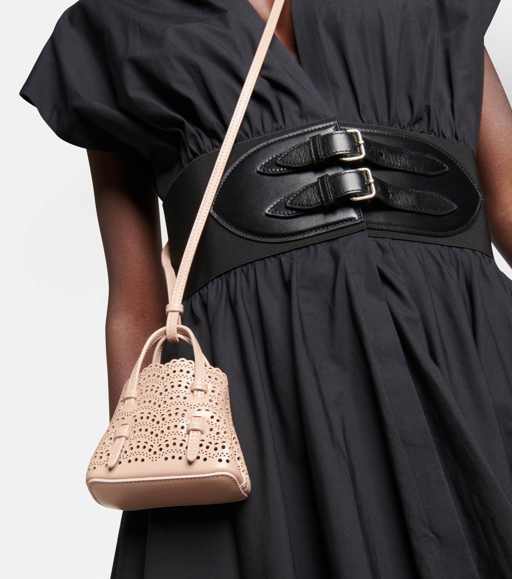 Le Mina Mini leather crossbody bag - 2