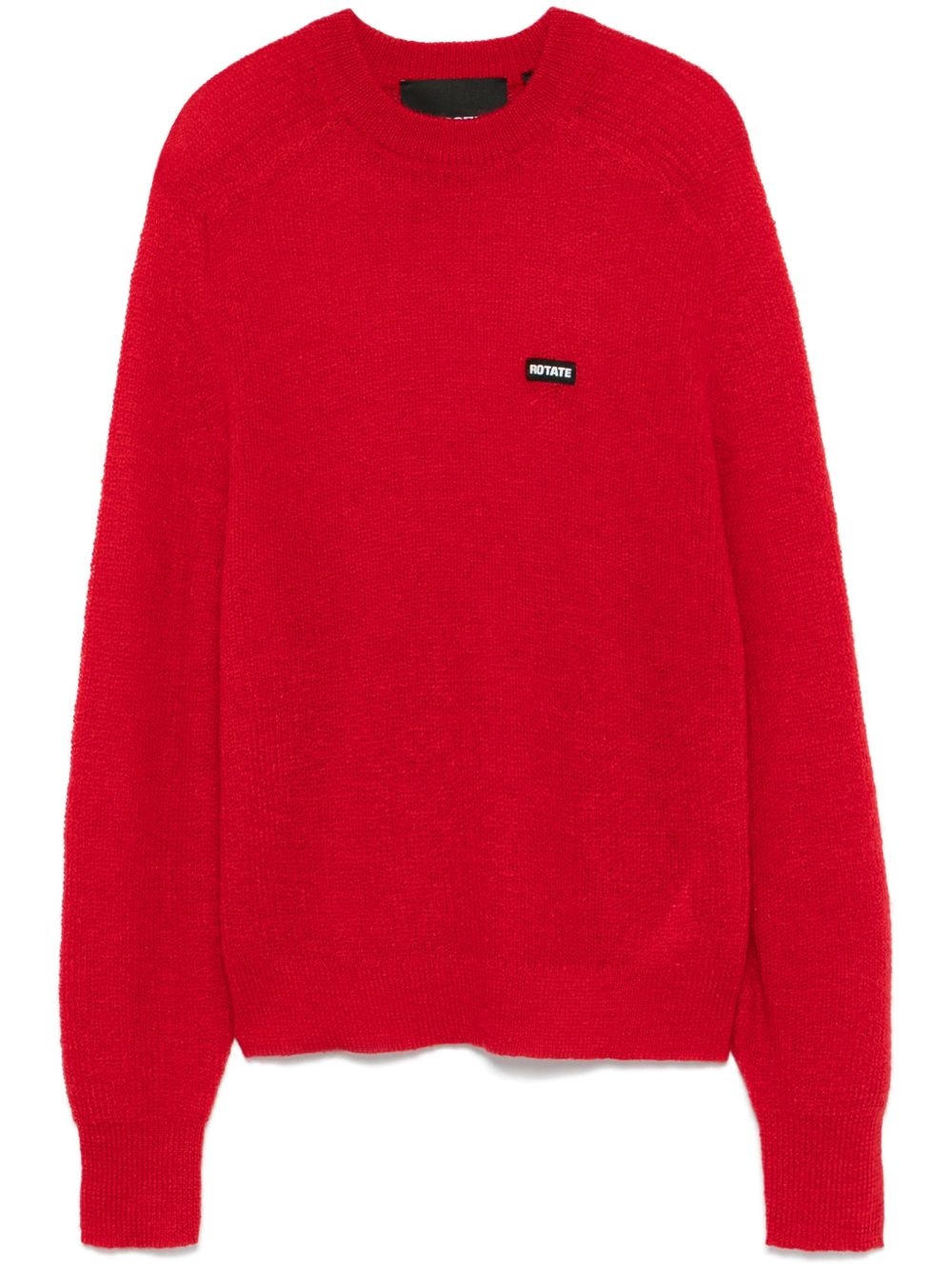 logo-patch sweater - 1