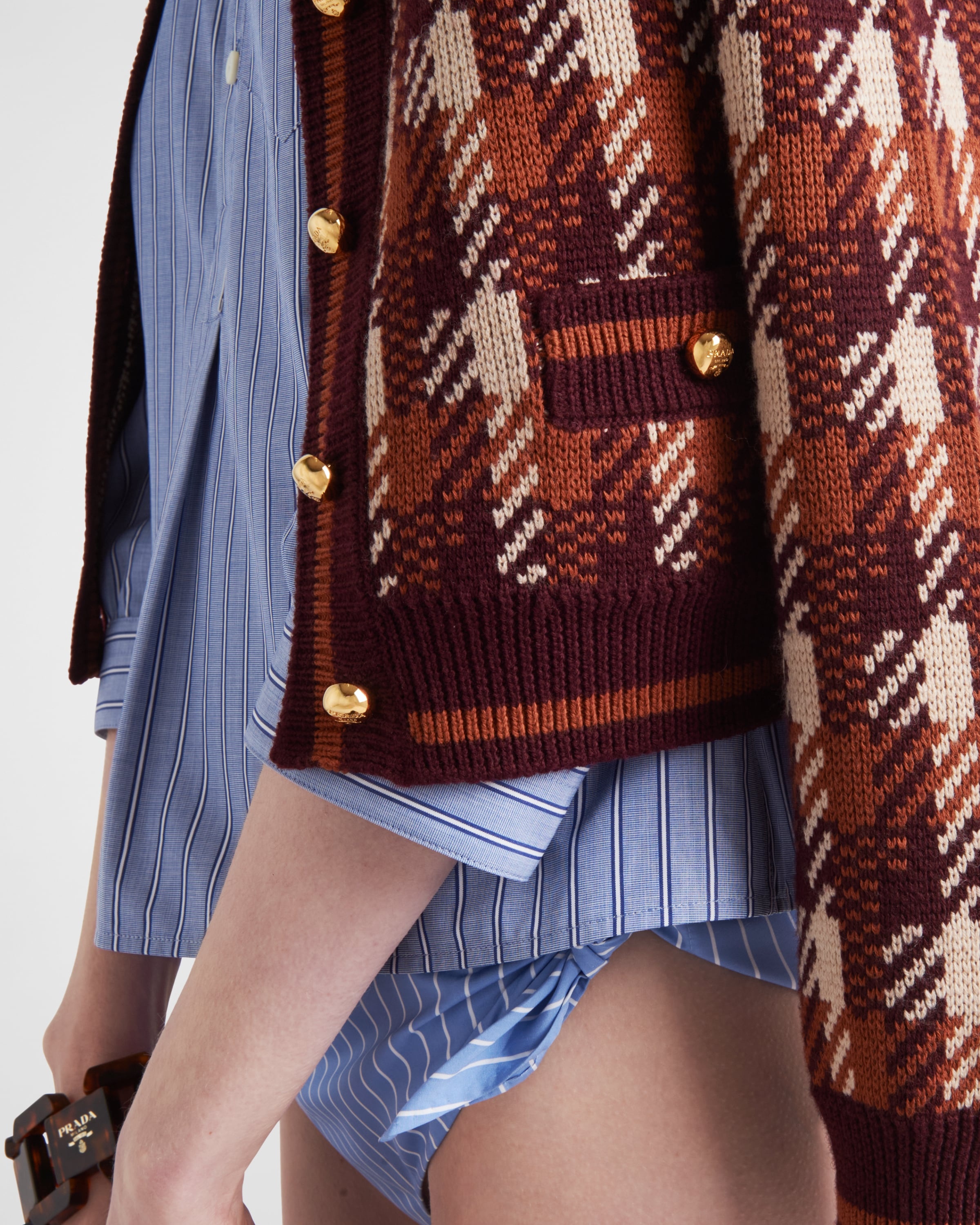 Striped poplin blouse - 4