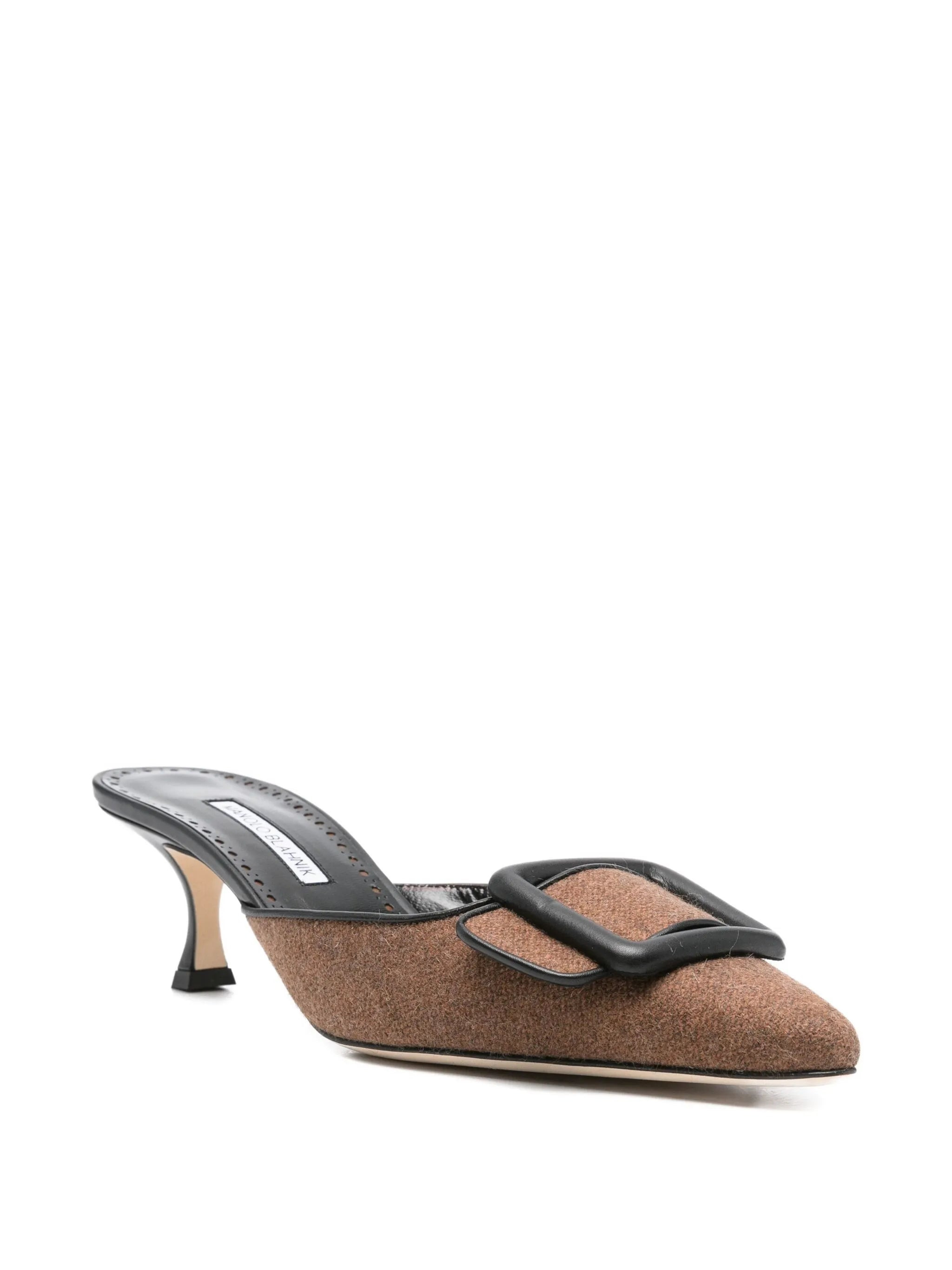 50mm Maysale buckle-detail mules - 2