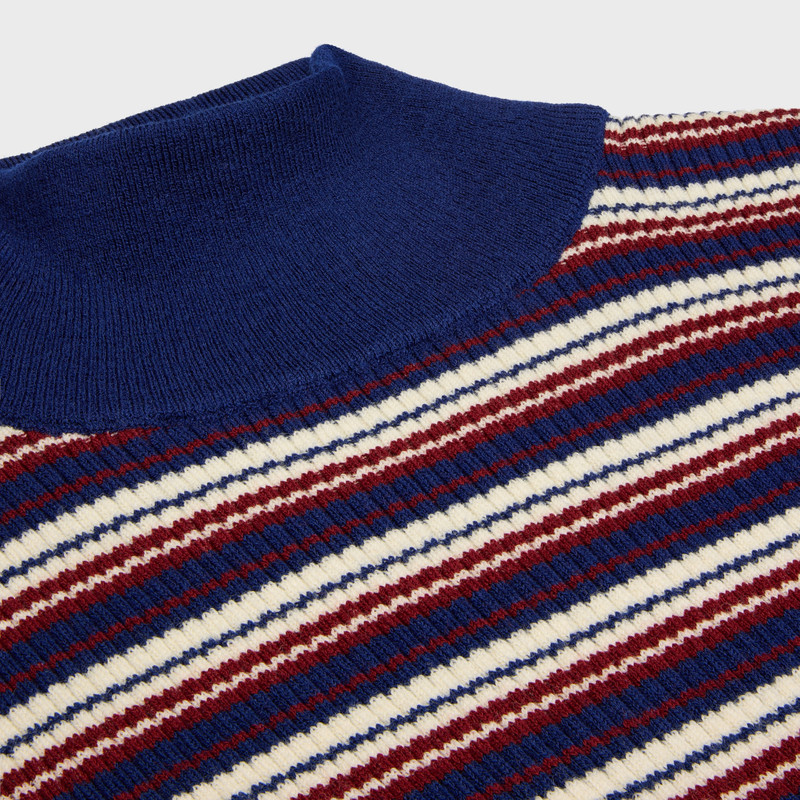 turtleneck sweater IN striped ribbed wool 3