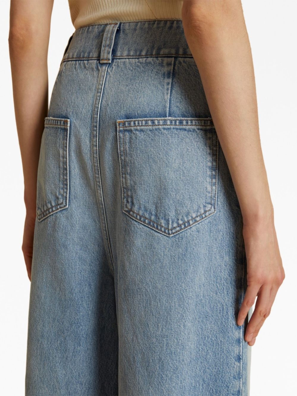 Isla high-rise wide-leg jeans - 6