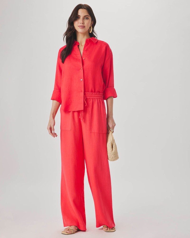 Splendid Stella Linen Paperbag Pant outlook