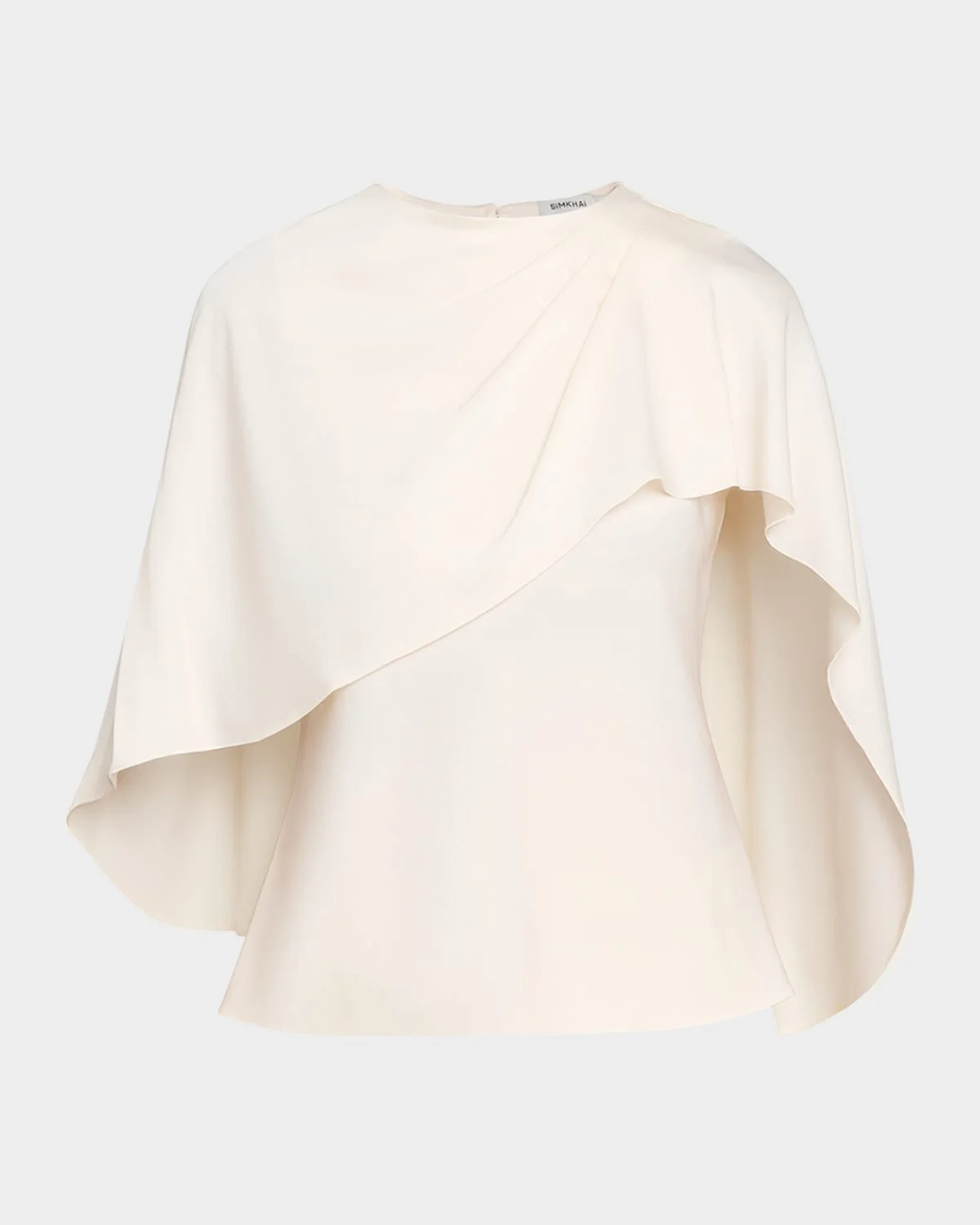 Eliora Satin Cape Top - 1