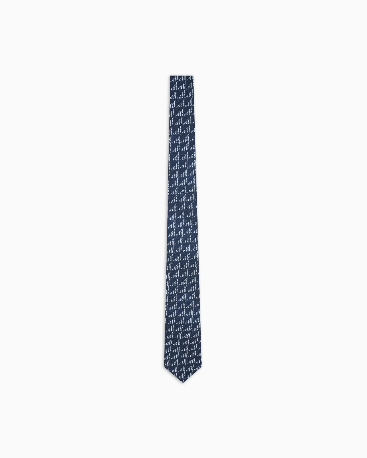 ASV PRINTED SILK TIE - 1