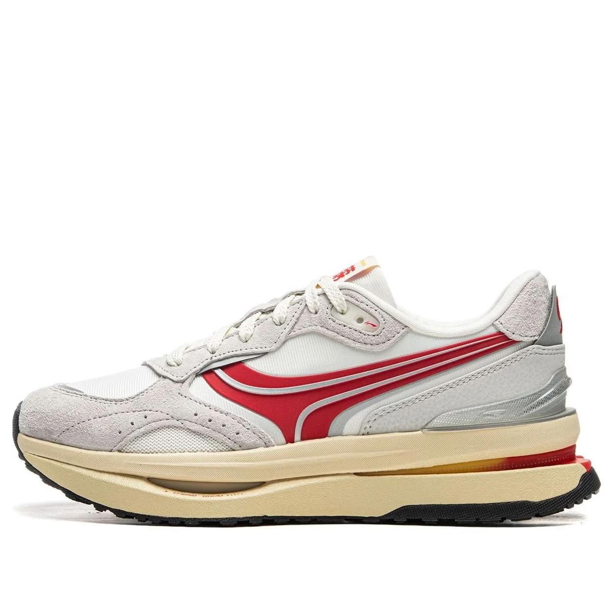 (WMNS) Li-Ning Glory Renew 'Grey Red Beige' AGCU078-11 - 1
