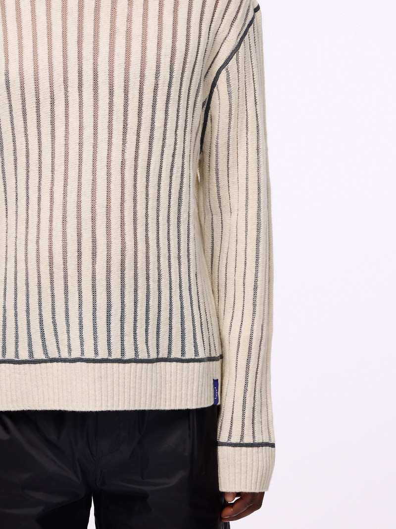 Translucent Knit Bone 5