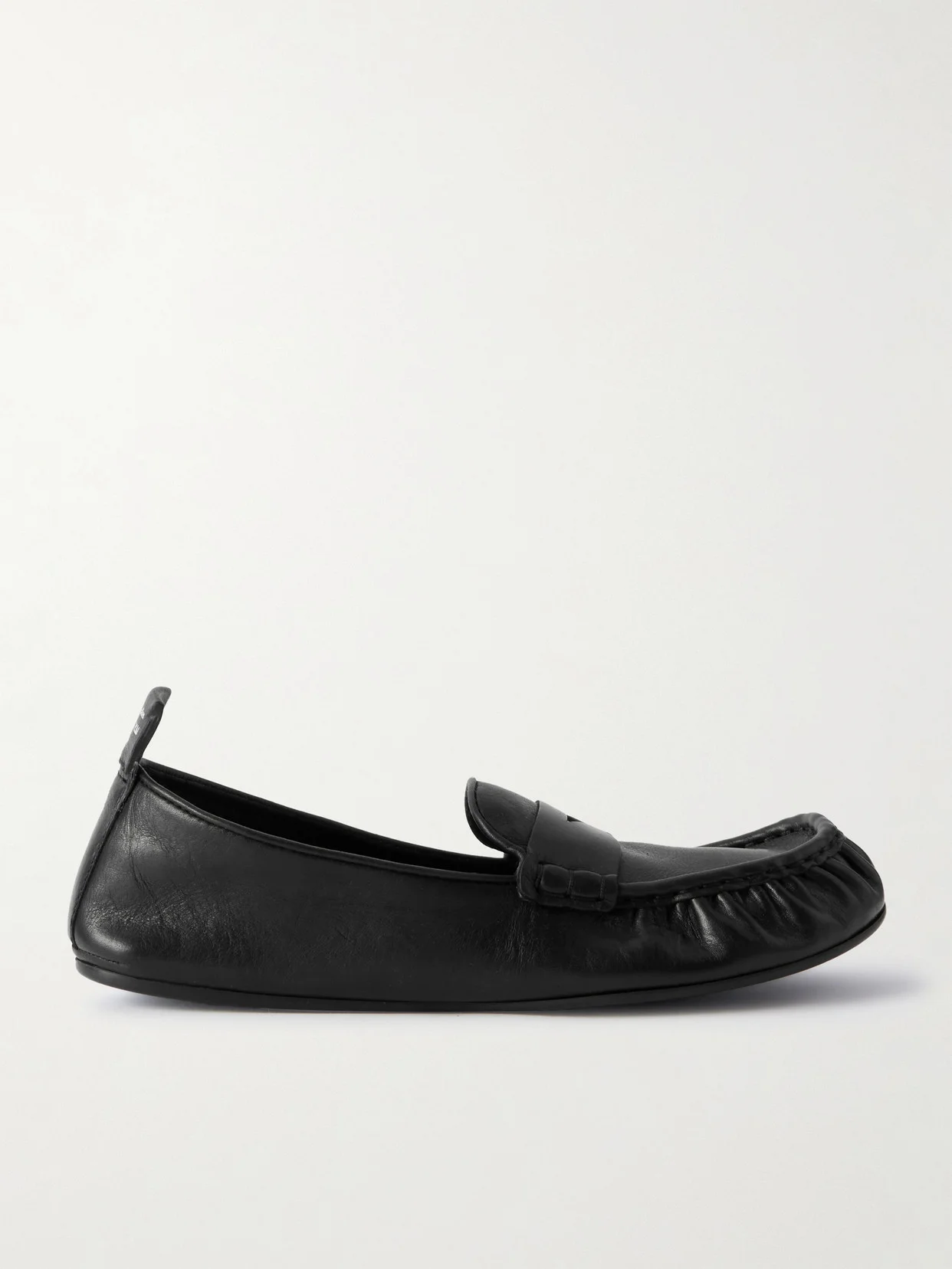 Textured-leather Loafers - 1
