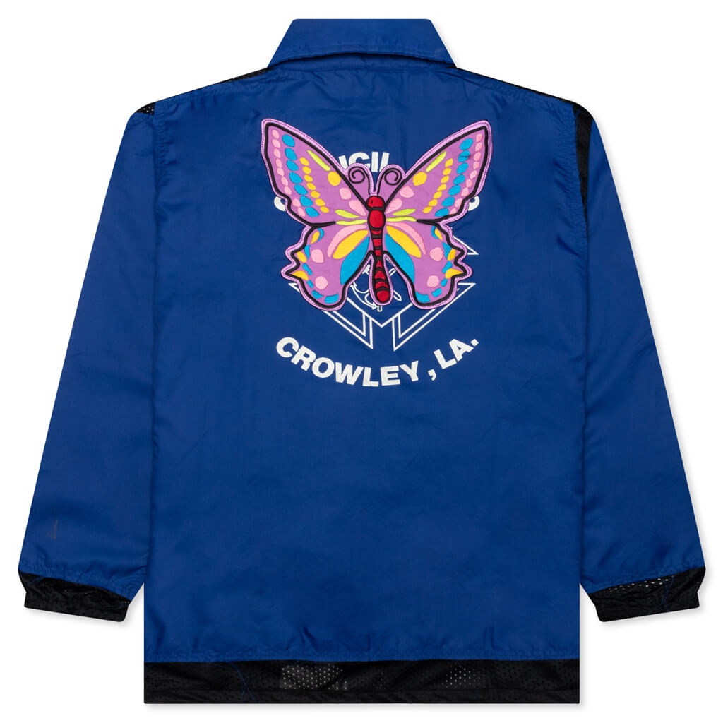 COACH JACKET COVERED JACKET - BLUE - 2