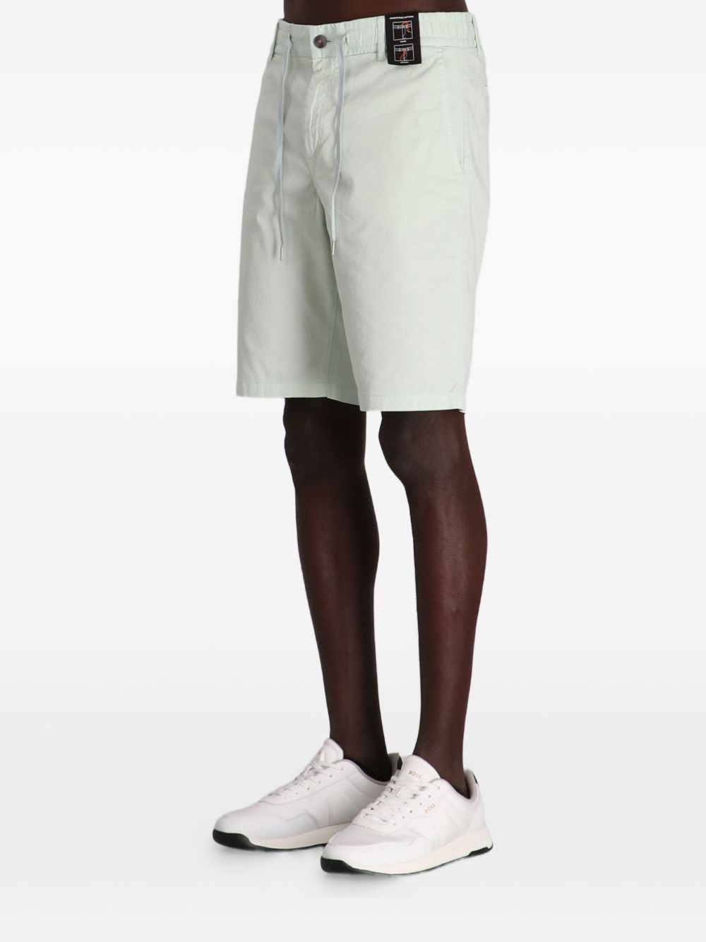 drawstring-waist shorts - 3