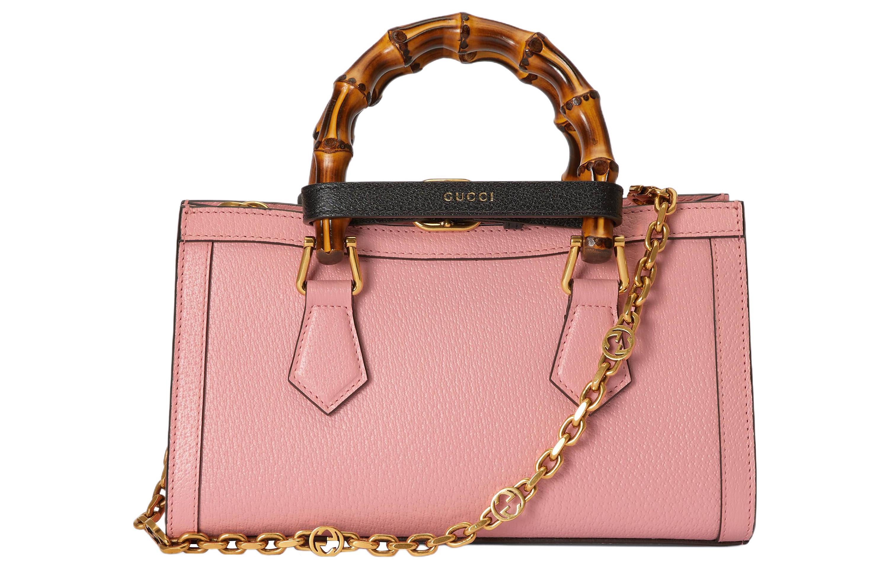 (WMNS) Gucci Diana Small Shoulder Bag 'Wilde Rose Black' 735153-DJ24T-5862 - 7
