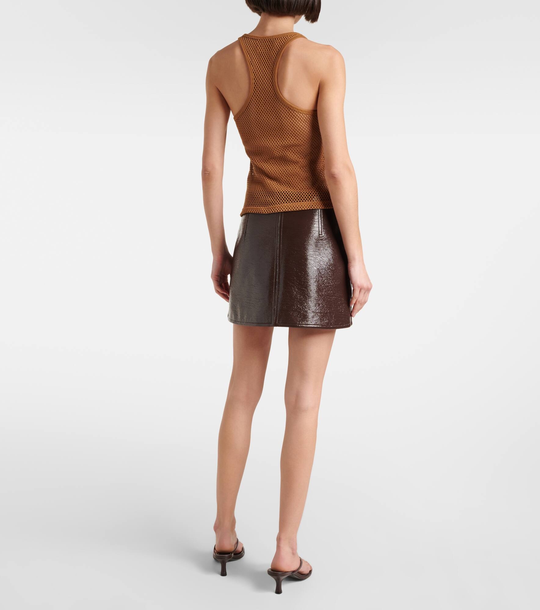 Scuba cotton mesh tank top - 3