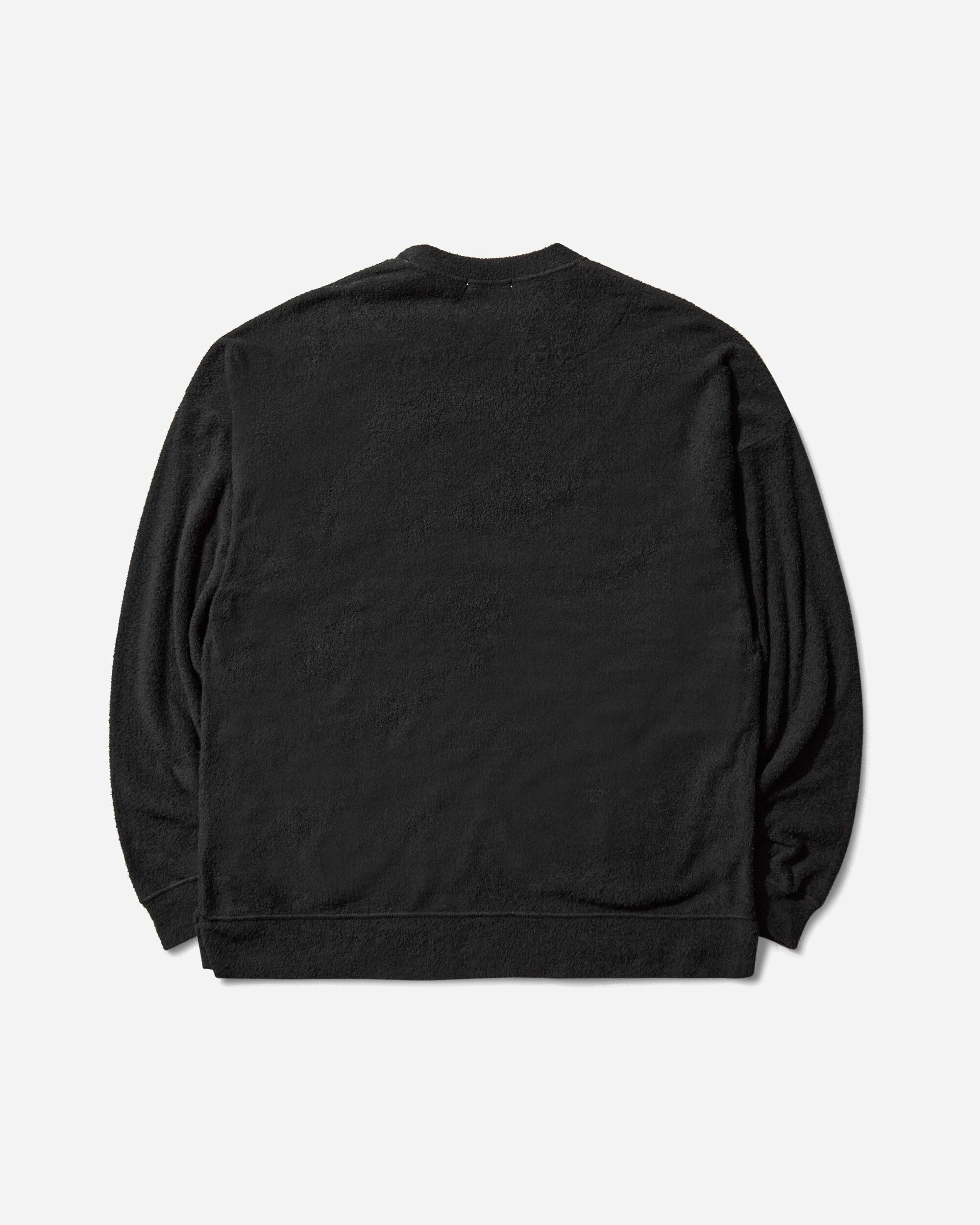 Men's Patches Crewneck Sweater Black - 2