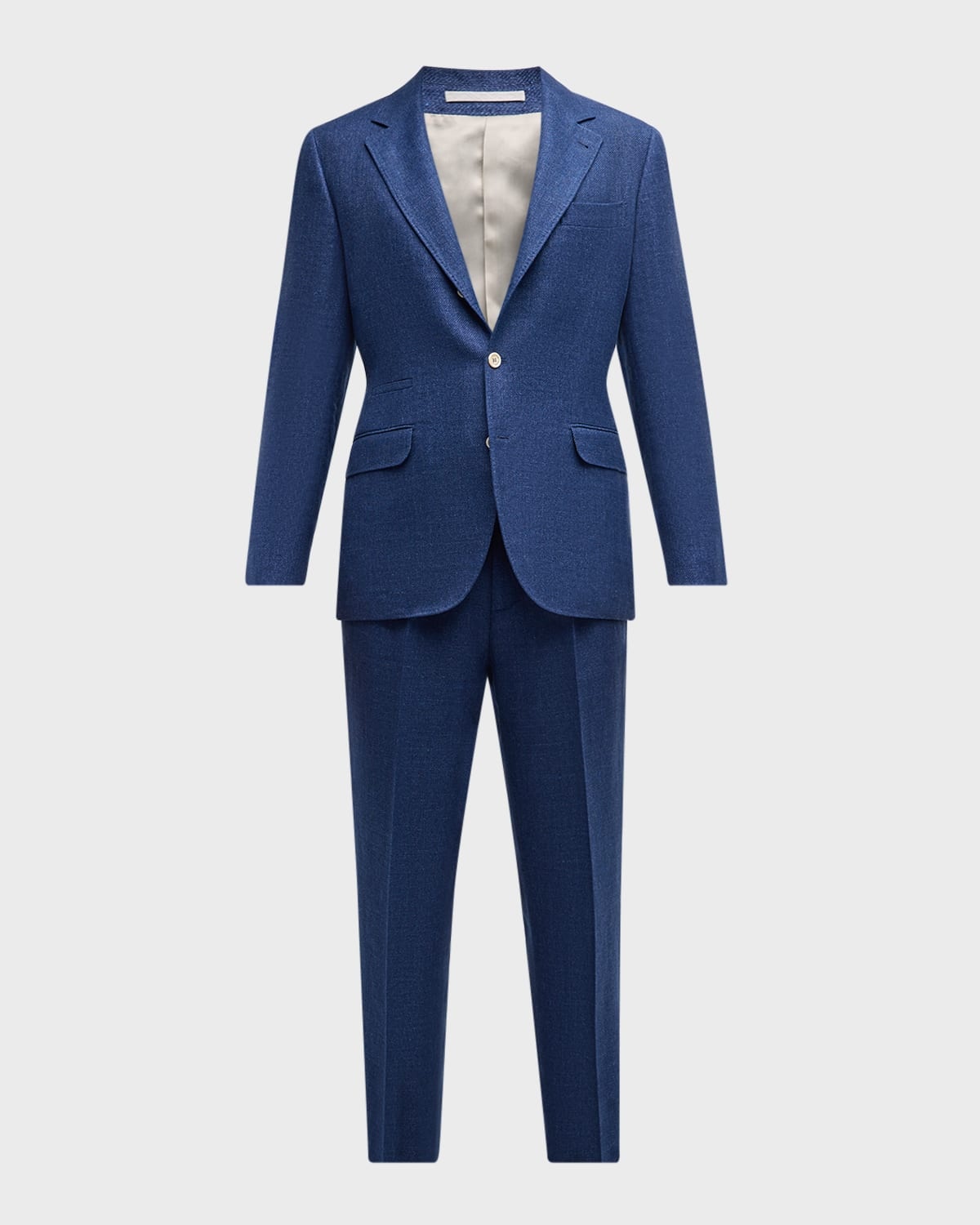 Brunello Cucinelli Men's Linen, Wool and Silk Suit | REVERSIBLE