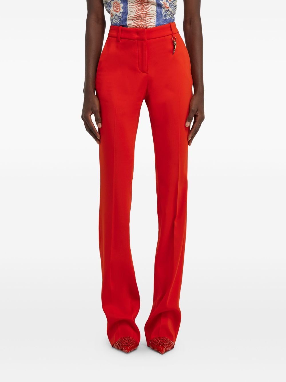 Fang-embellished trousers - 3