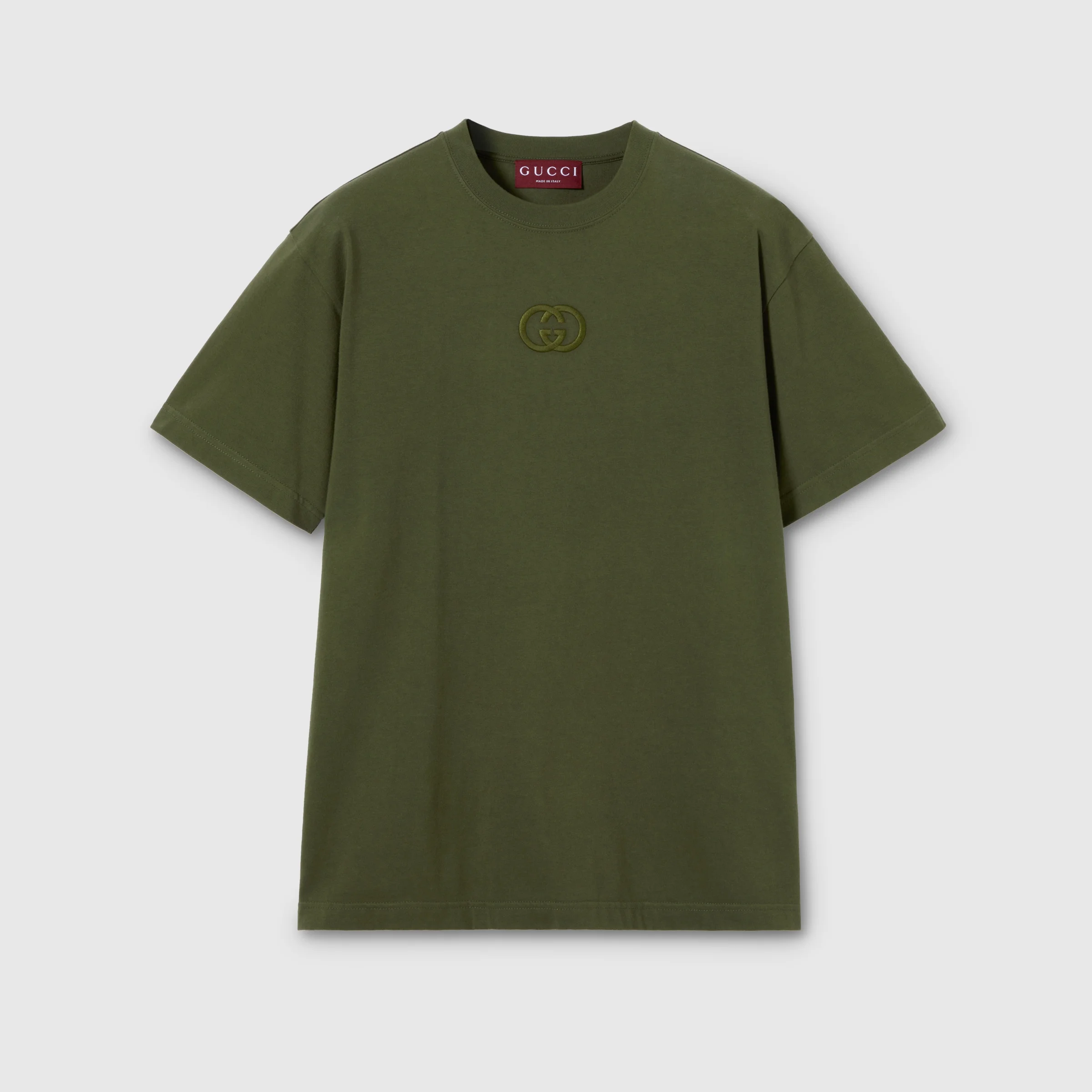 Cotton jersey T-shirt with embroidery - 1