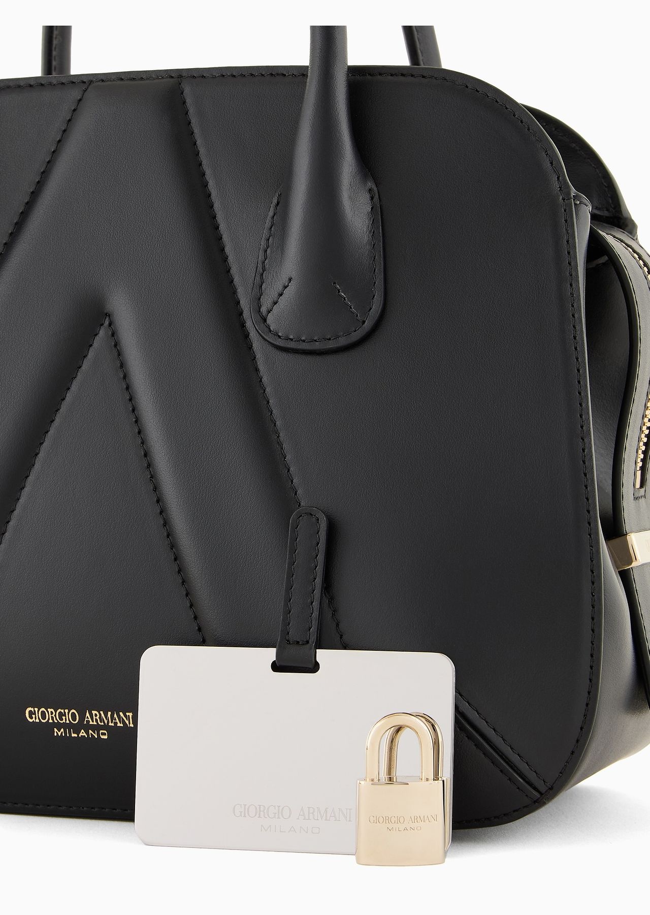 Small leather la Prima Boston bag - 6