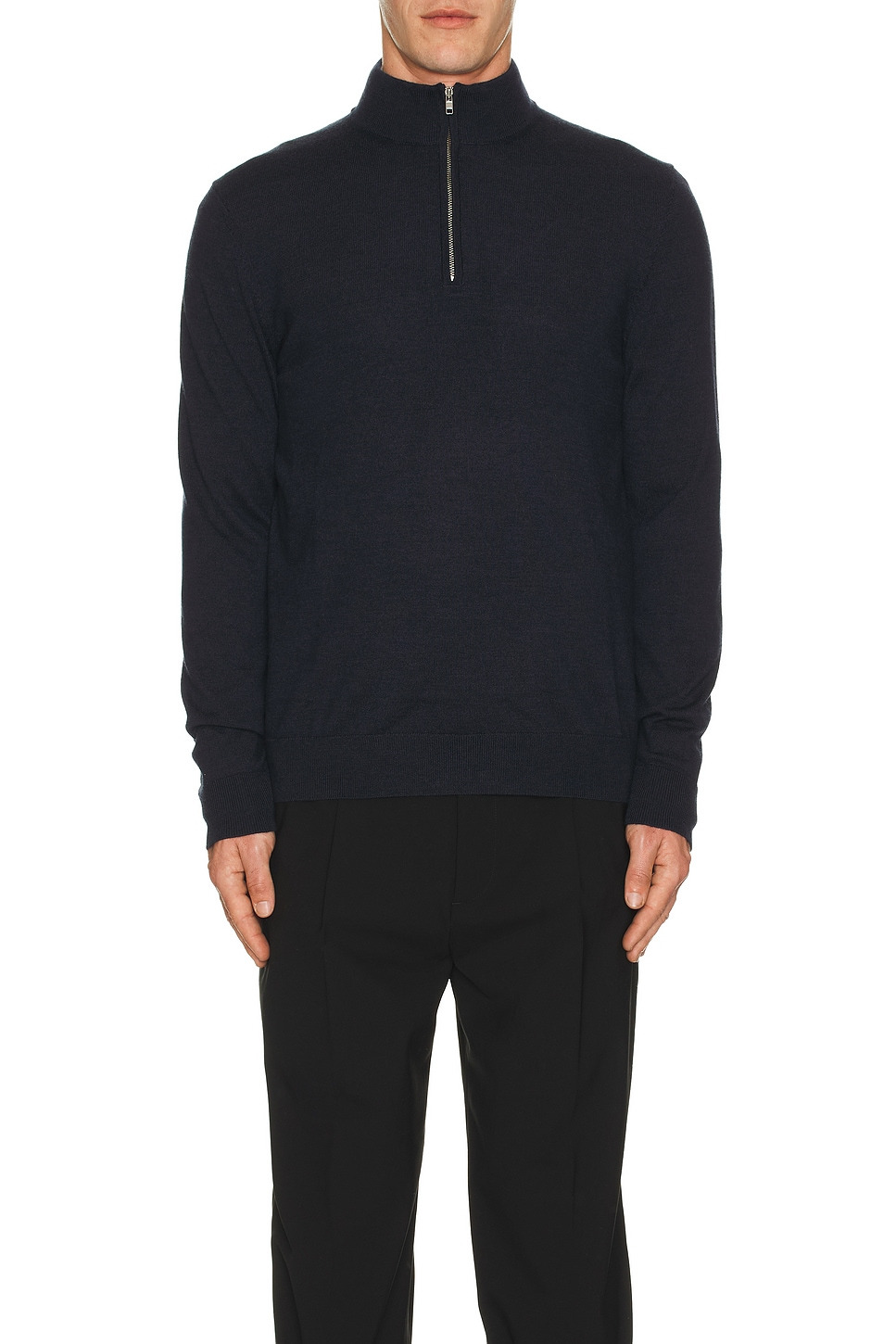 Sergio Zip Mock Neck Sweater - 3