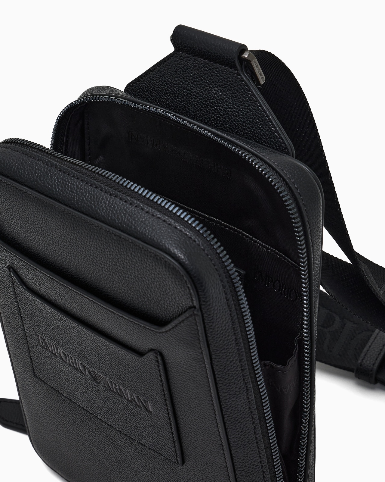 TUMBLED-LEATHER, ONE-SHOULDER MINI BACKPACK - 4