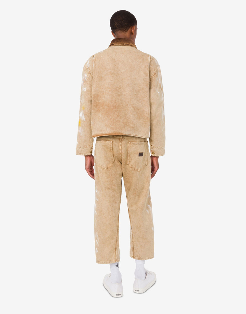 Moschino PRINTED COTTON BULL JACKET outlook