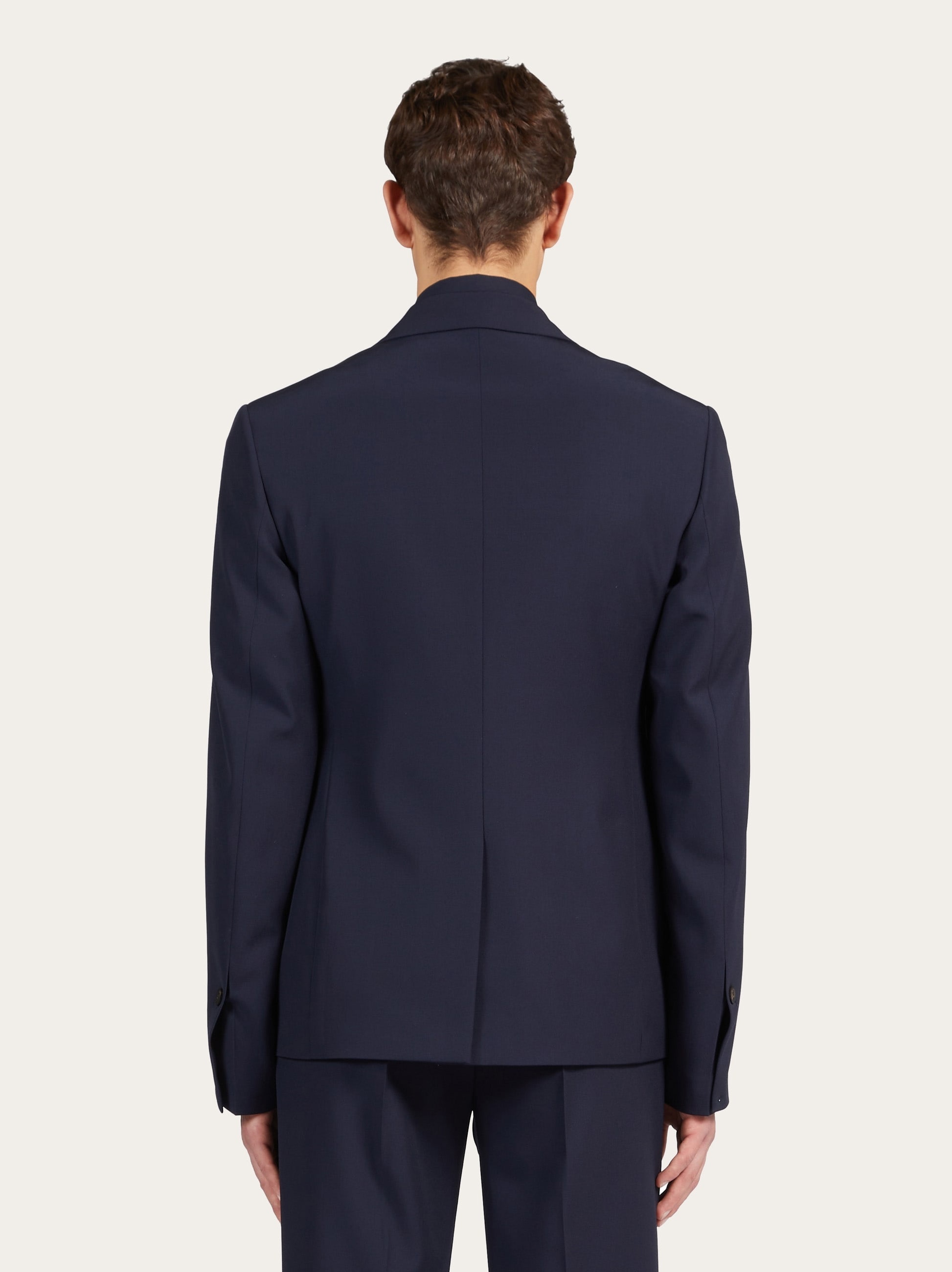 Single breasted wool blazer - 3