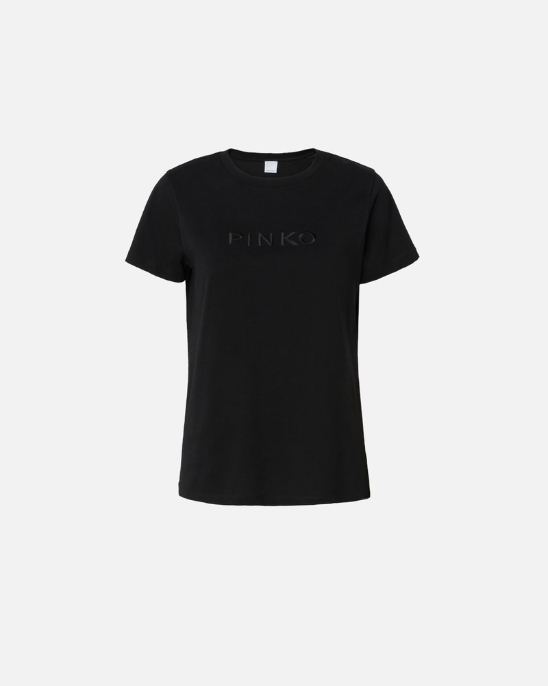 T-SHIRT EMBROIDERED LOGO EFFECT - 1