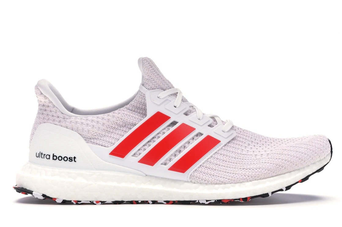 adidas Ultra Boost 4.0 Cloud White Active Red - 1