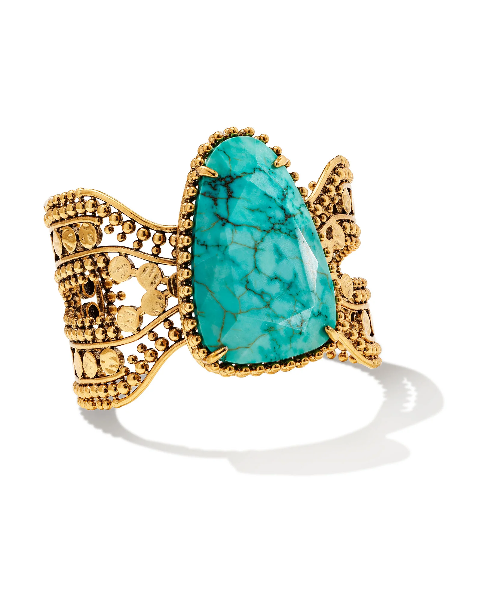 KENDRA SCOTT Abena Vintage Gold Statement Bracelet in Variegated ...