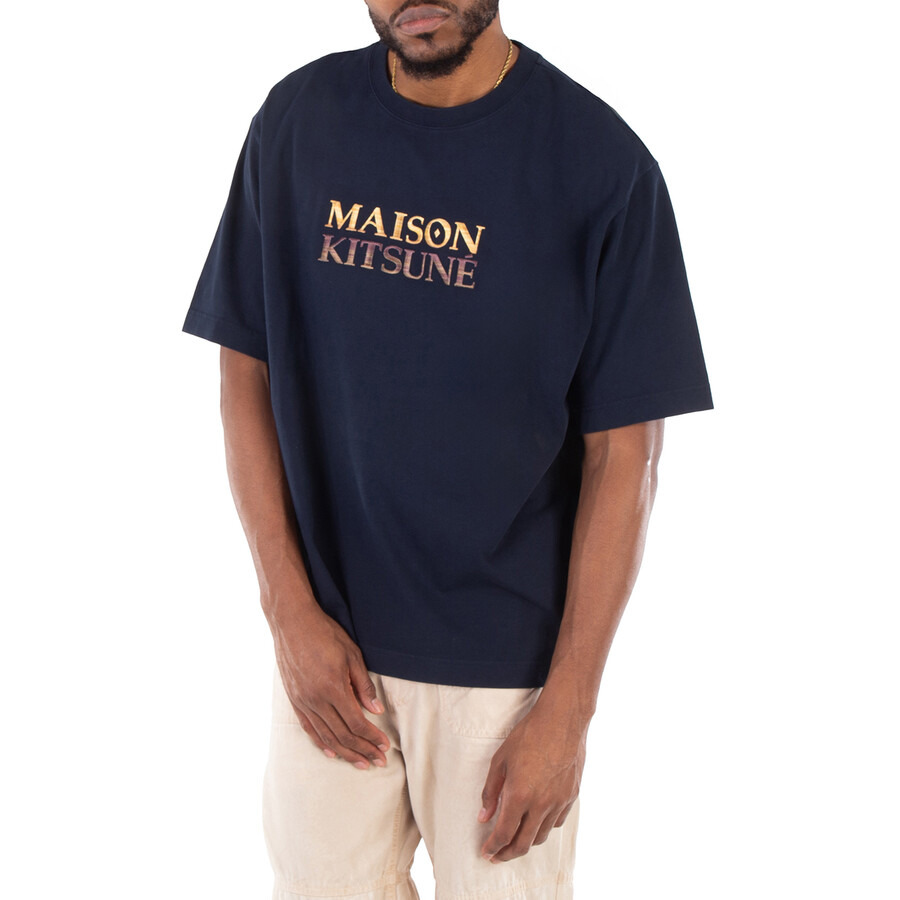 Maison Kitsune Gradient Logo Oversized T-Shirt - 2