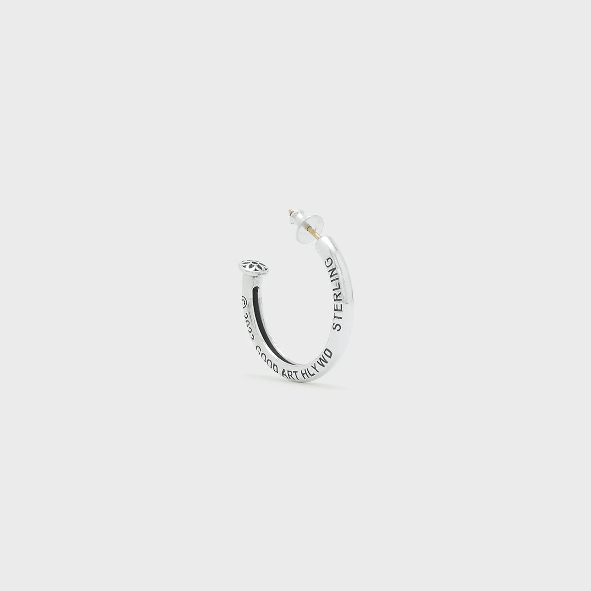 ES-NH GOOD ART HLYWD Nailhead Hoop Earring - Sterling Silver - 5