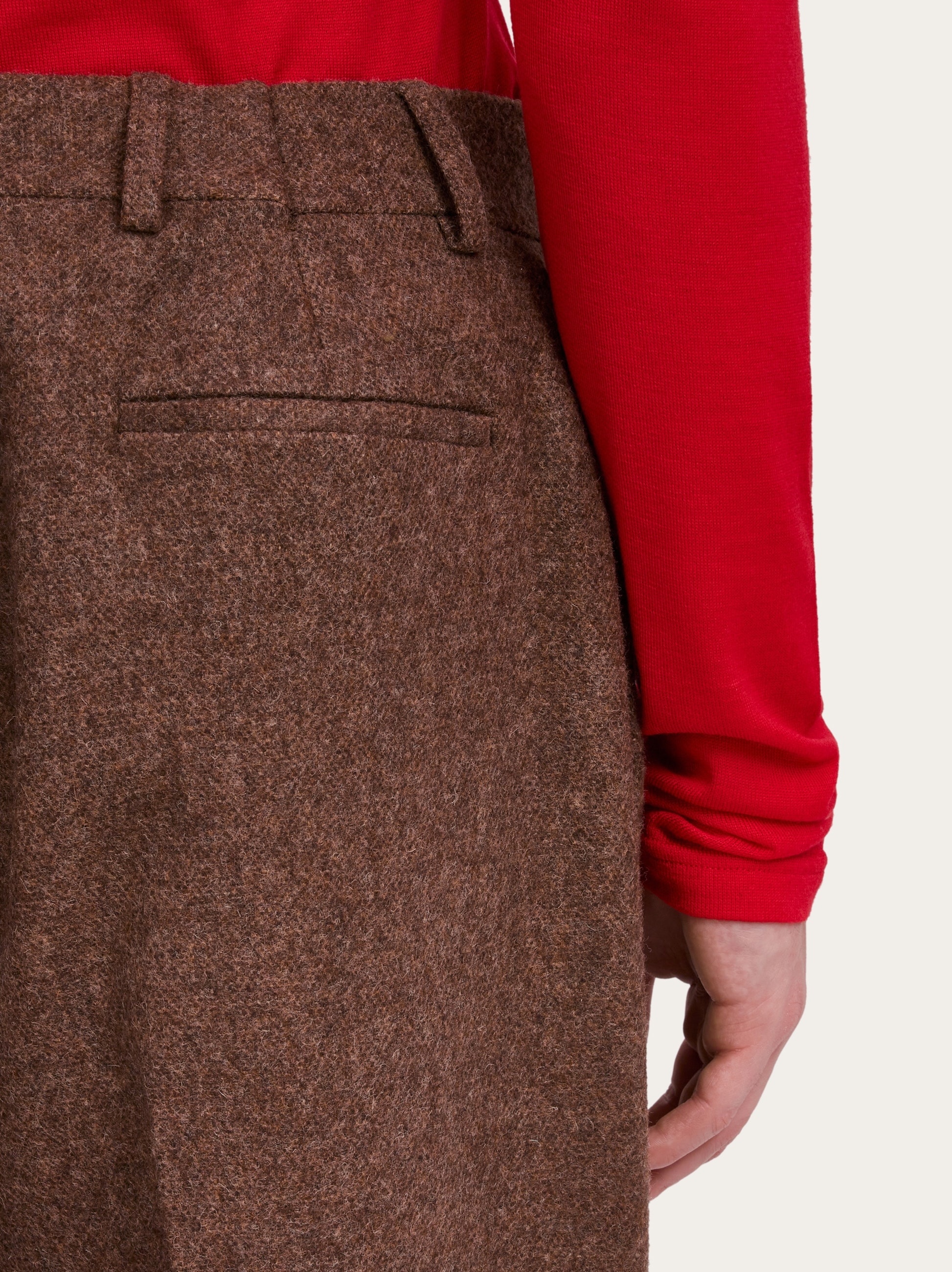 Virgin wool tailored trouser - 6