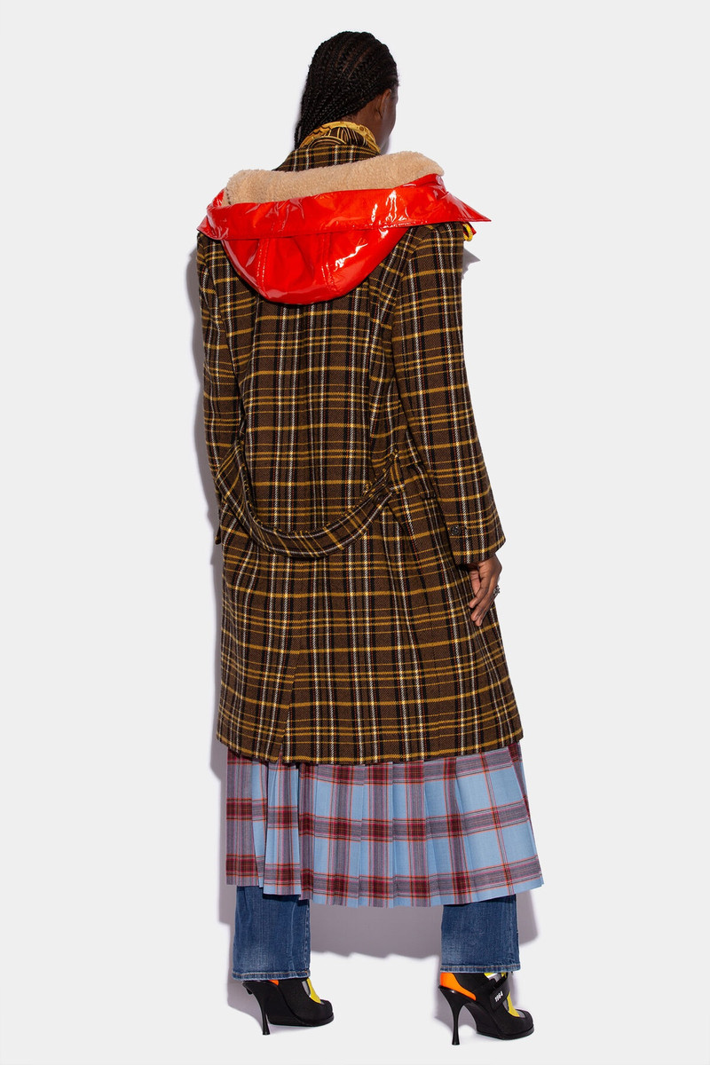 DSQUARED2 TECHNO HOODED COAT outlook
